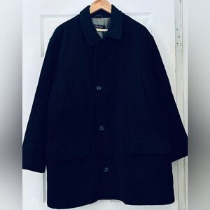 Brooks Brothers Men's Black Trench Coat
